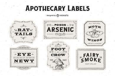Halloween Apothecary Label Design Pack