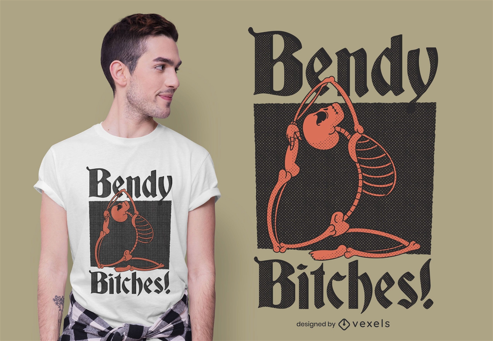 Diseño de camiseta namaste bitches