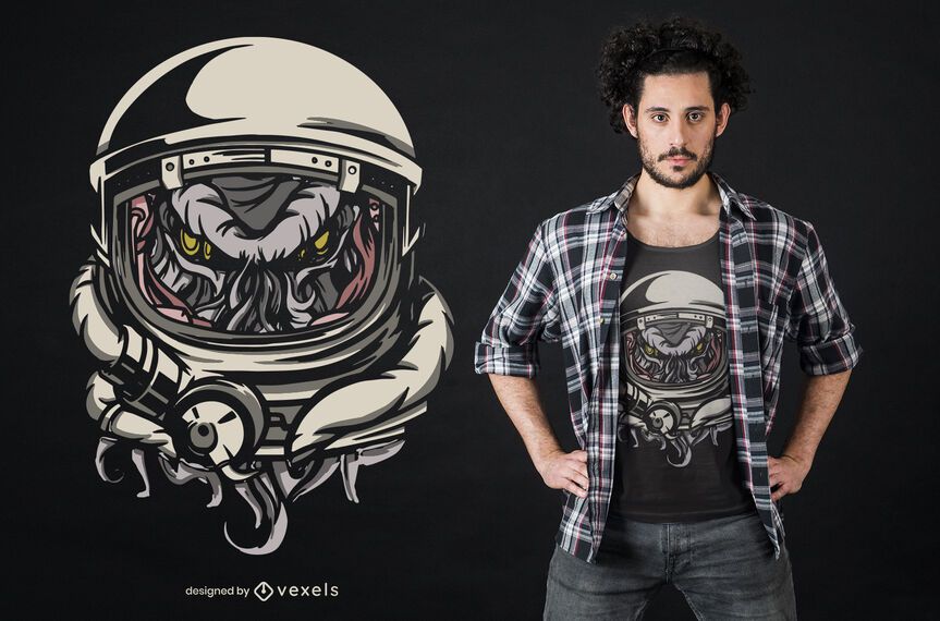 Space cthulhu t-shirt design Space cthulhu t-shirt design