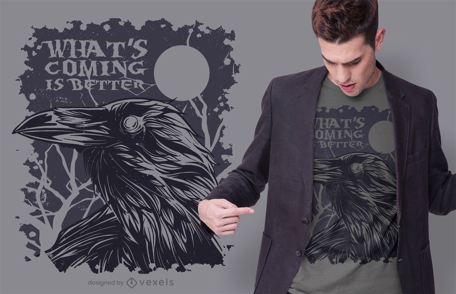 What's coming is better t-shirt design