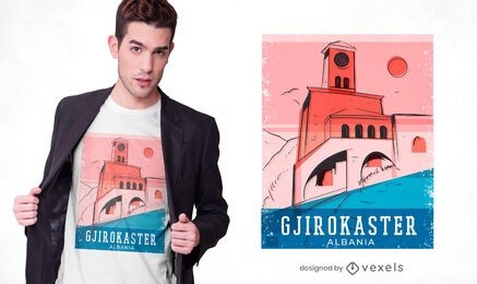 Gjirokastër Castle t-shirt design