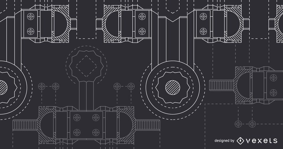 Diseño de fondo de ingeniería negro Diseño de fondo de ingeniería negro