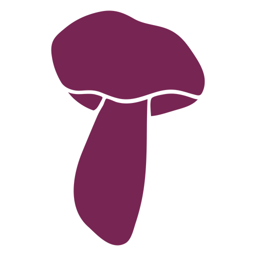 Caesar mushroom fungus silhouette PNG Design