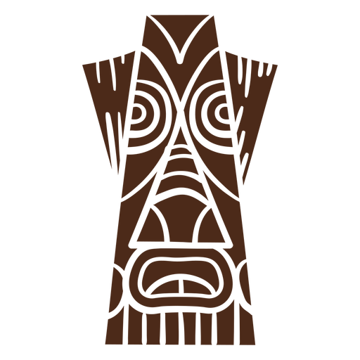 Hawaiianische Tiki-Maske PNG-Design