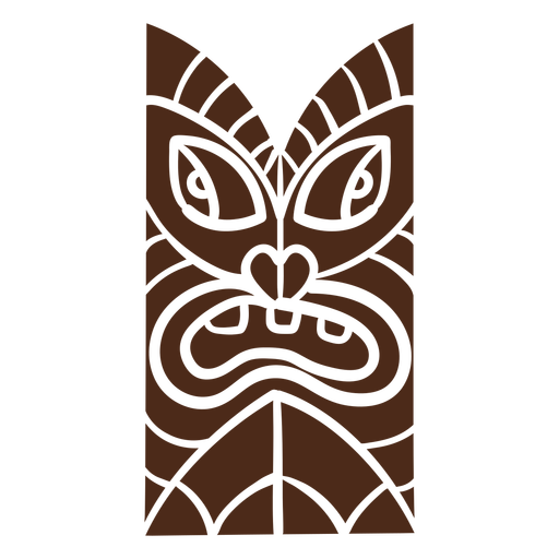 Hawaiian tiki totem PNG Design