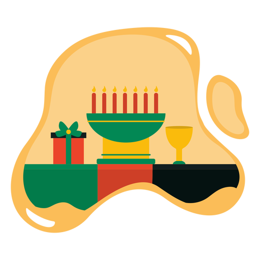 Kwanzaa mishumaa saba ilustração kwanzaa Desenho PNG