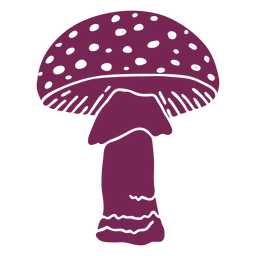 Amanita mushroom fungus PNG Design