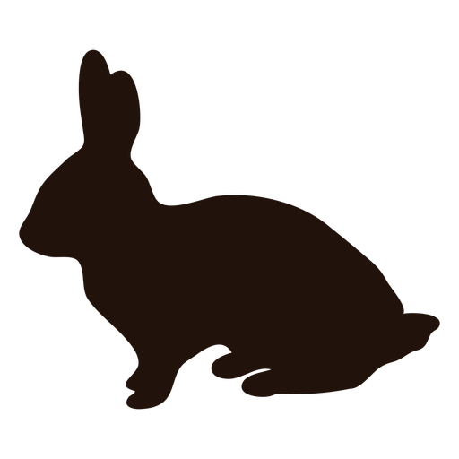 Download Animal rabbit side silhouette - Transparent PNG & SVG vector file
