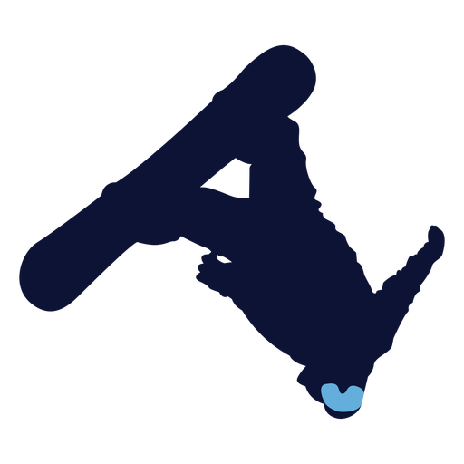 Backflip-Snowboard-Silhouette PNG-Design