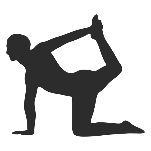 Download Balance yoga pose silhouette - Transparent PNG & SVG ...