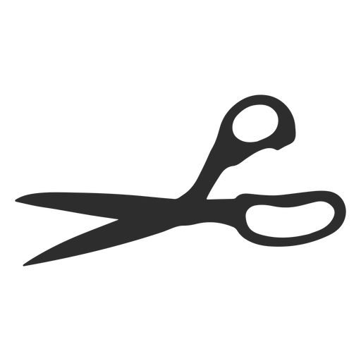 Fabric scissors silhouette