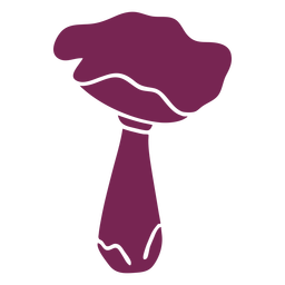 Silhueta de cogumelo fungo Desenho PNG