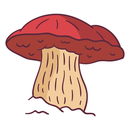 Ilustração de fungo russula Desenho PNG