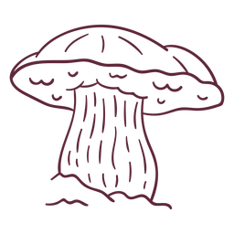 Golpe de hongo russula Diseño PNG