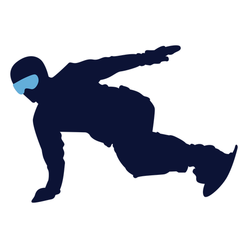 Man snowboarding silhouette Transparent PNG & SVG vector file