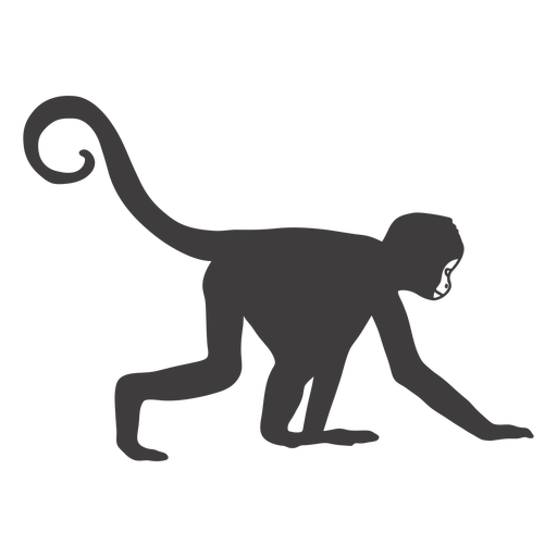 Design PNG E SVG De Animal Rastejante De Macaco Para Camisetas