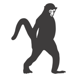 Design PNG E SVG De Animal Rastejante De Macaco Para Camisetas