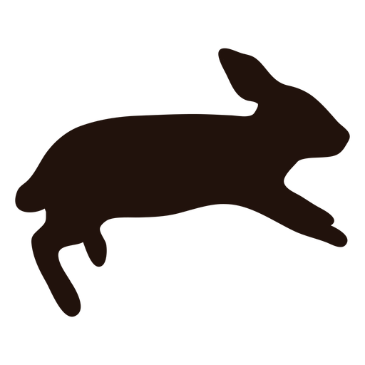 Kaninchen das Tierschattenbild läuft PNG-Design
