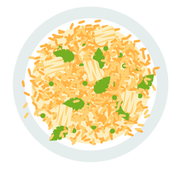 Risotto italian dish illustration PNG Design