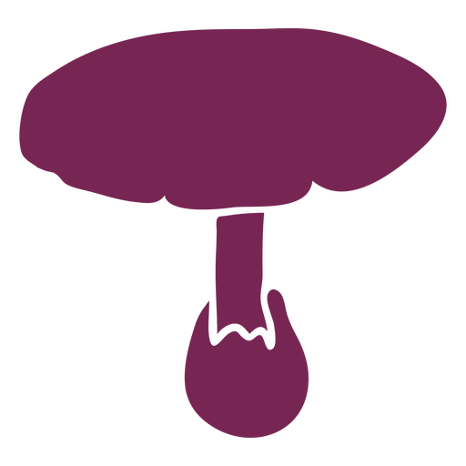 Russula mushroom silhouette