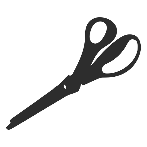 Scissors cut sharp silhouette PNG Design
