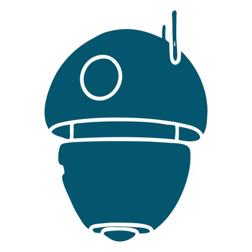 Kleiner Roboter Metall ai PNG-Design