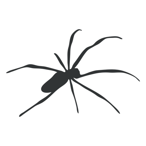Spinnen-Spinnentier-Silhouette PNG-Design