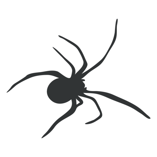 Spinnen-Vogelspinne-Spinnentier-Silhouette PNG-Design