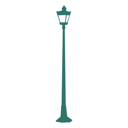 Straßenlaternenmastenlampe vintage PNG-Design