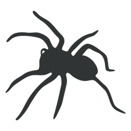 Tarantula spider arachnid silhouette PNG Design
