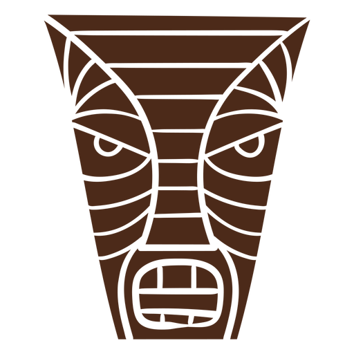 Tiki hawaiian totem PNG Design