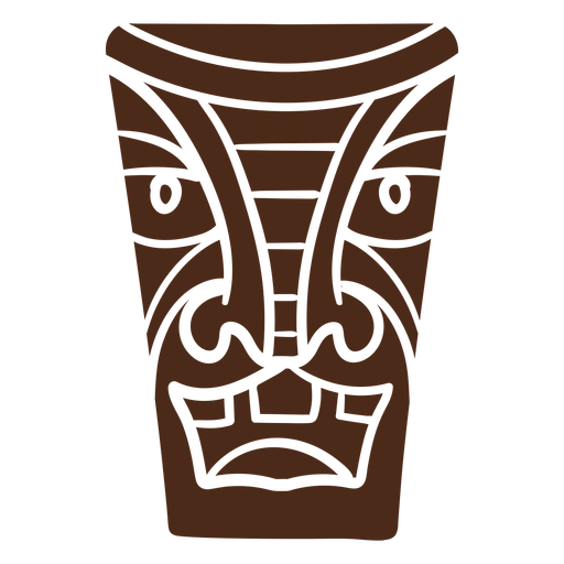 Tiki Maske Hawaii PNG-Design