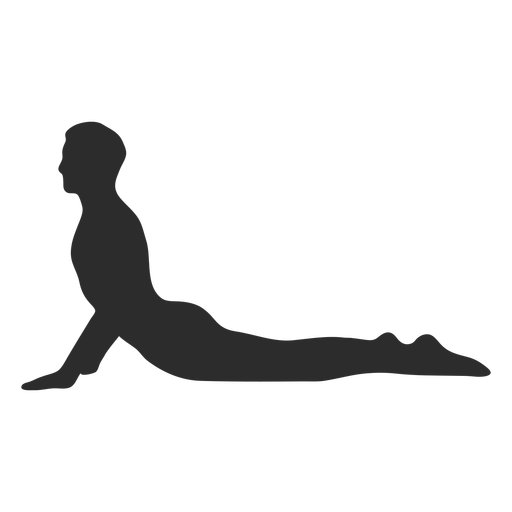 Download Upward Facing Dog Yoga Silhouette Transparent Png Svg Vector File