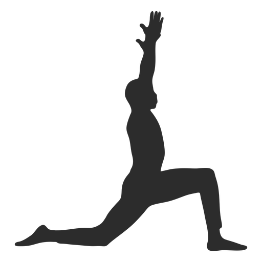 Download Warrior yoga pose silhouette - Transparent PNG & SVG vector file