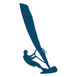Windsurfing sport silhouette windsurfing PNG Design