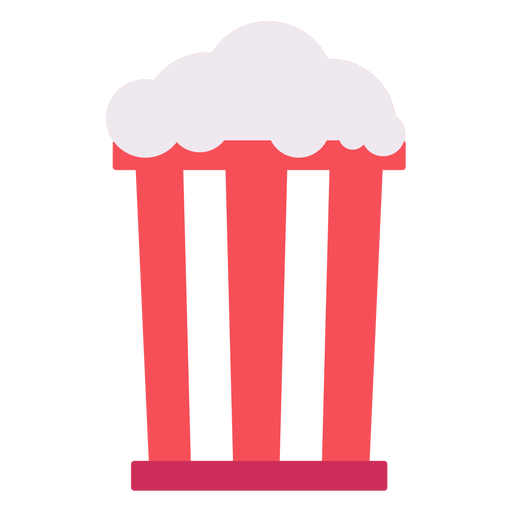 Bag popcorn flat icon PNG Design