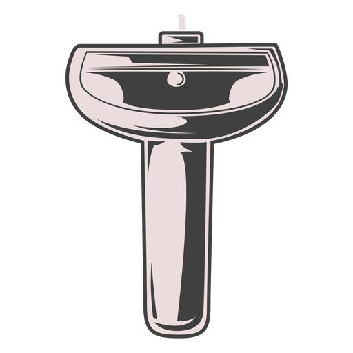 Ilustración de lavabo de baño Diseño PNG