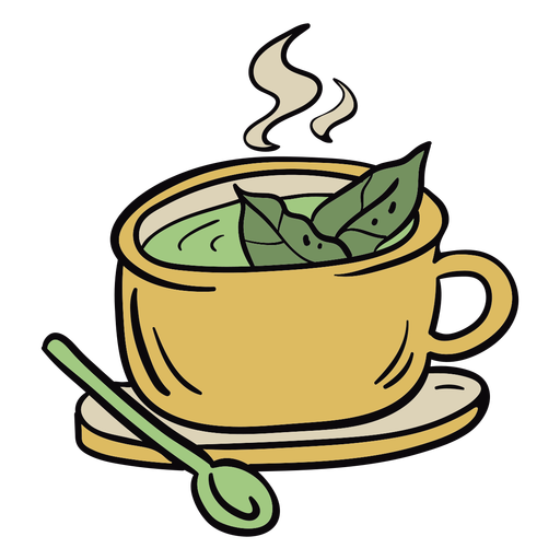 Ilustración de hojas de té de coca Descargar PNG/SVG transparente