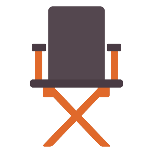 Director chair flat icon PNG Design