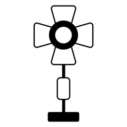 Ícone de traço de luzes do filme Desenho PNG