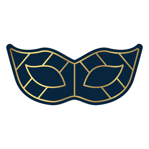 Geometrische Linie Maskerade Augenmaske PNG-Design