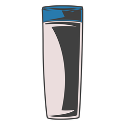 Ilustración de tubo de loción Diseño PNG Transparent PNG
