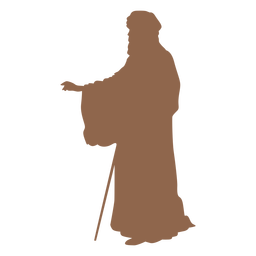 Silhueta de perfil de bengala de homem Desenho PNG