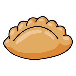 Peruvian empanada illustration PNG Design