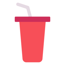 Red cup drink flat icon Transparent PNG