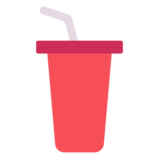 Red cup drink flat icon PNG Design