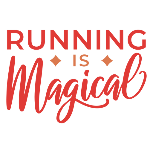 Correr es letras mágicas