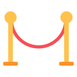 Soporte de cuerda de puntal icono plano Diseño PNG