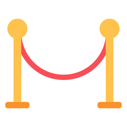 Ícone plano de suporte de corda de suporte Desenho PNG