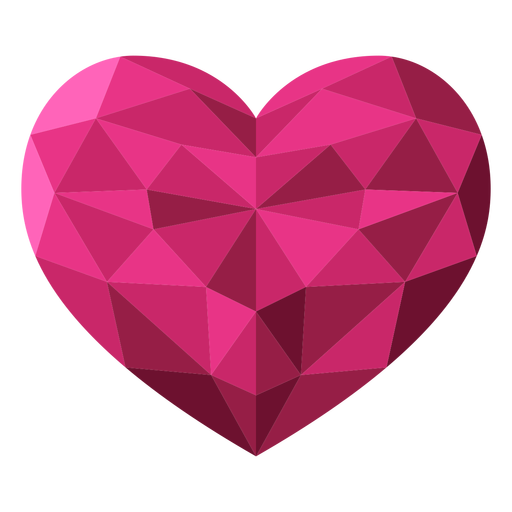 Download Tessellate pink heart illustration - Transparent PNG & SVG ...